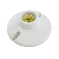 Receptaculo de Porcelana 4" Blanco